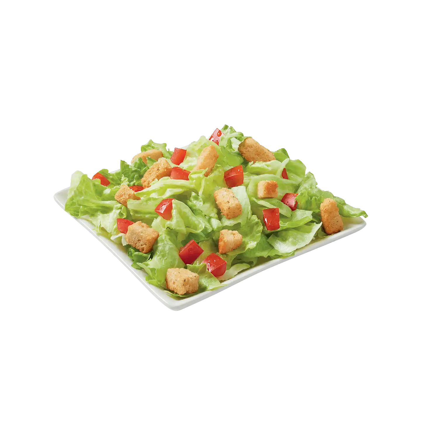 Side Salad on a white plate