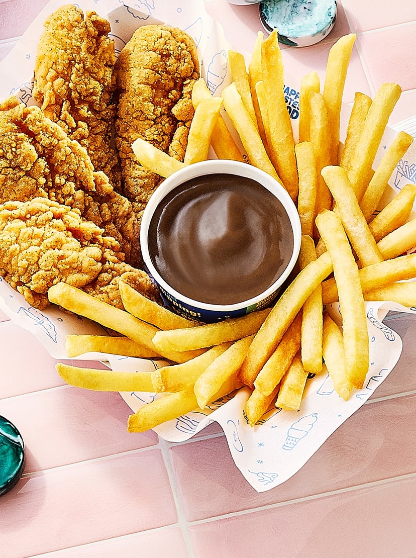 Chicken strip basket