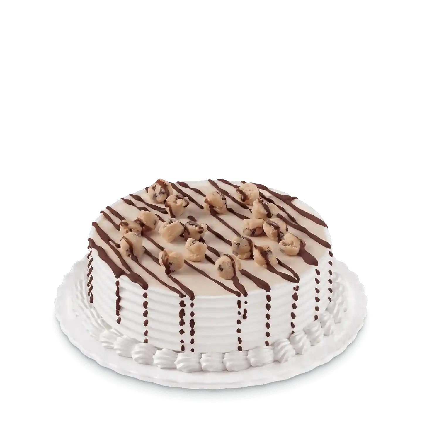 Chocolate chip cookie dough mini blizzard cake