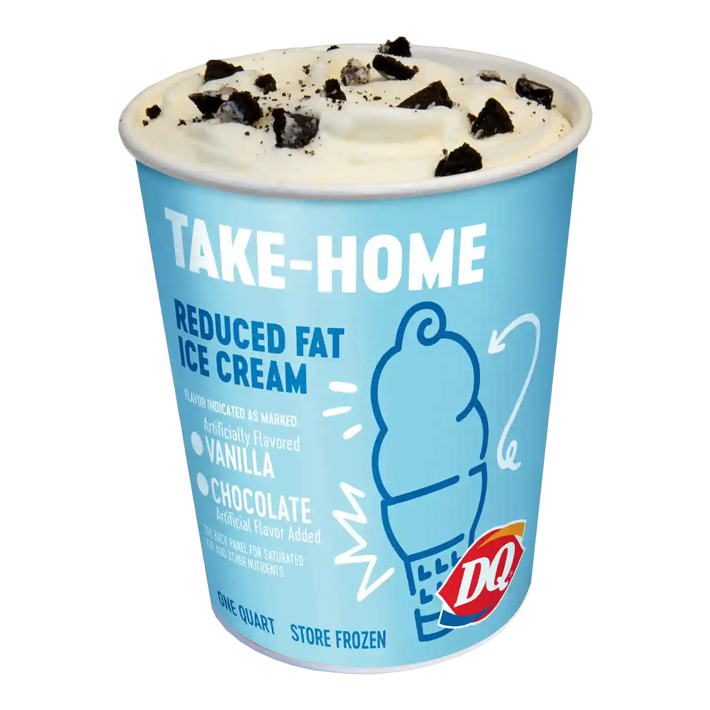 BLIZZARD Treat Familiar Oreo en envase para llevar.