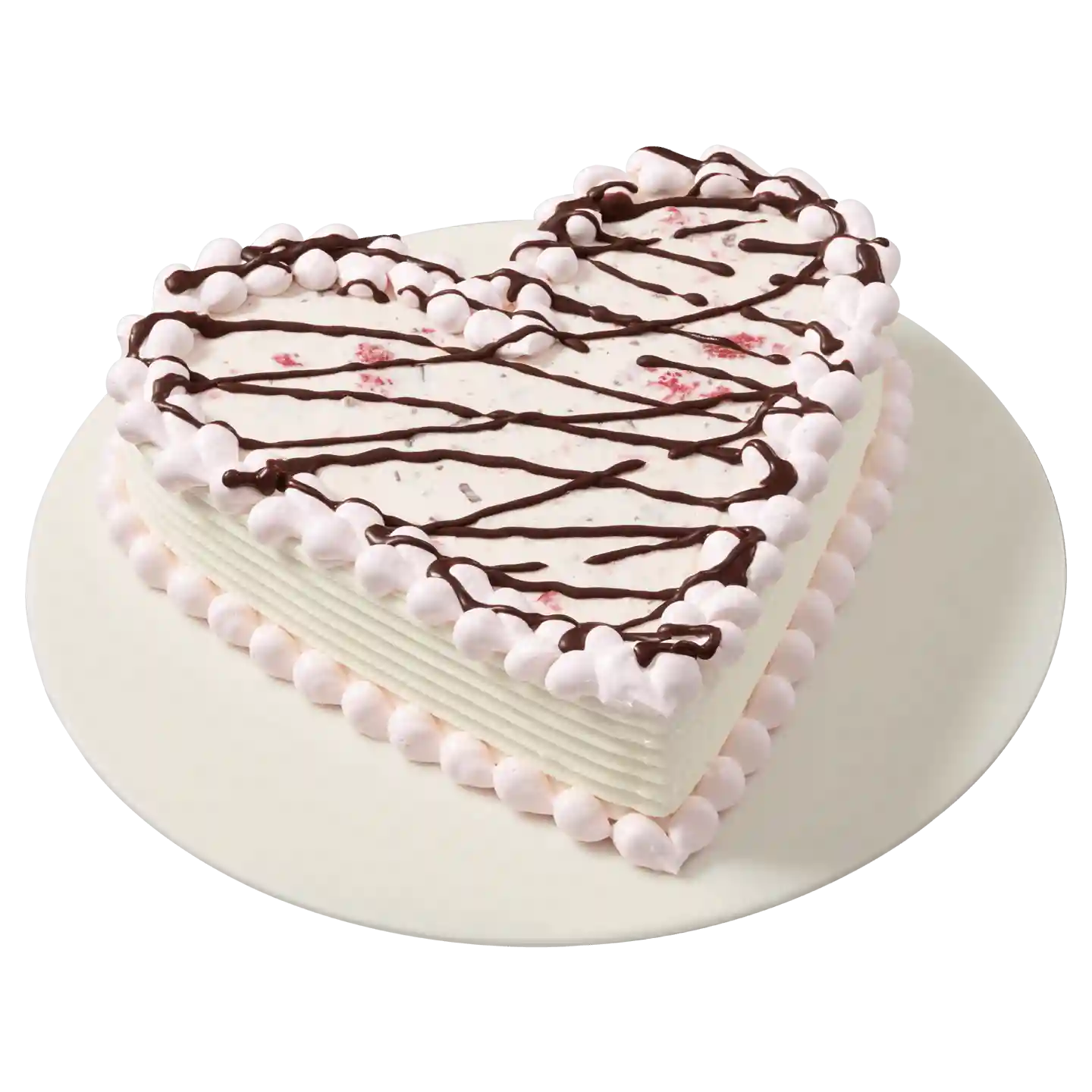 Pastel de helado blizzard fresa con KitKat en trozos