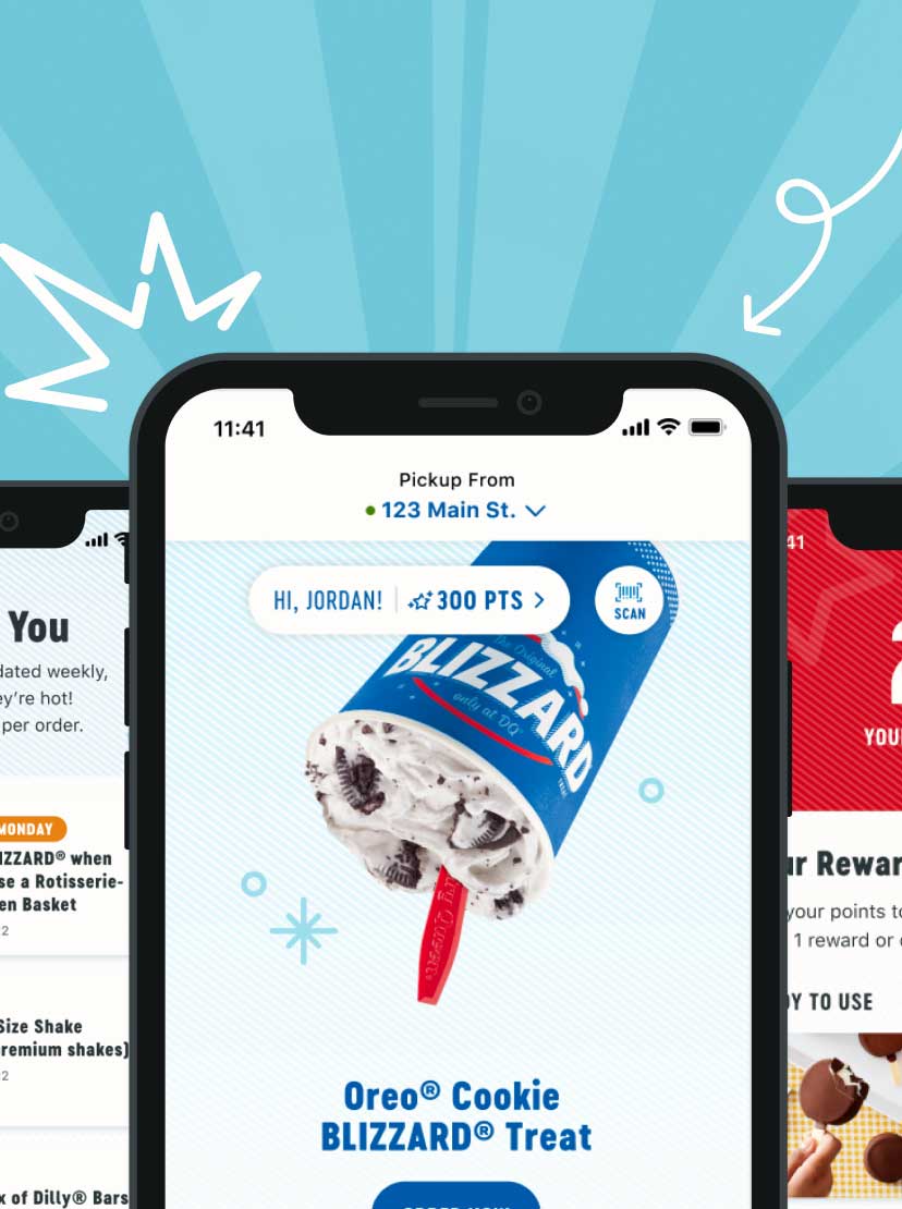New DQ App Homepage