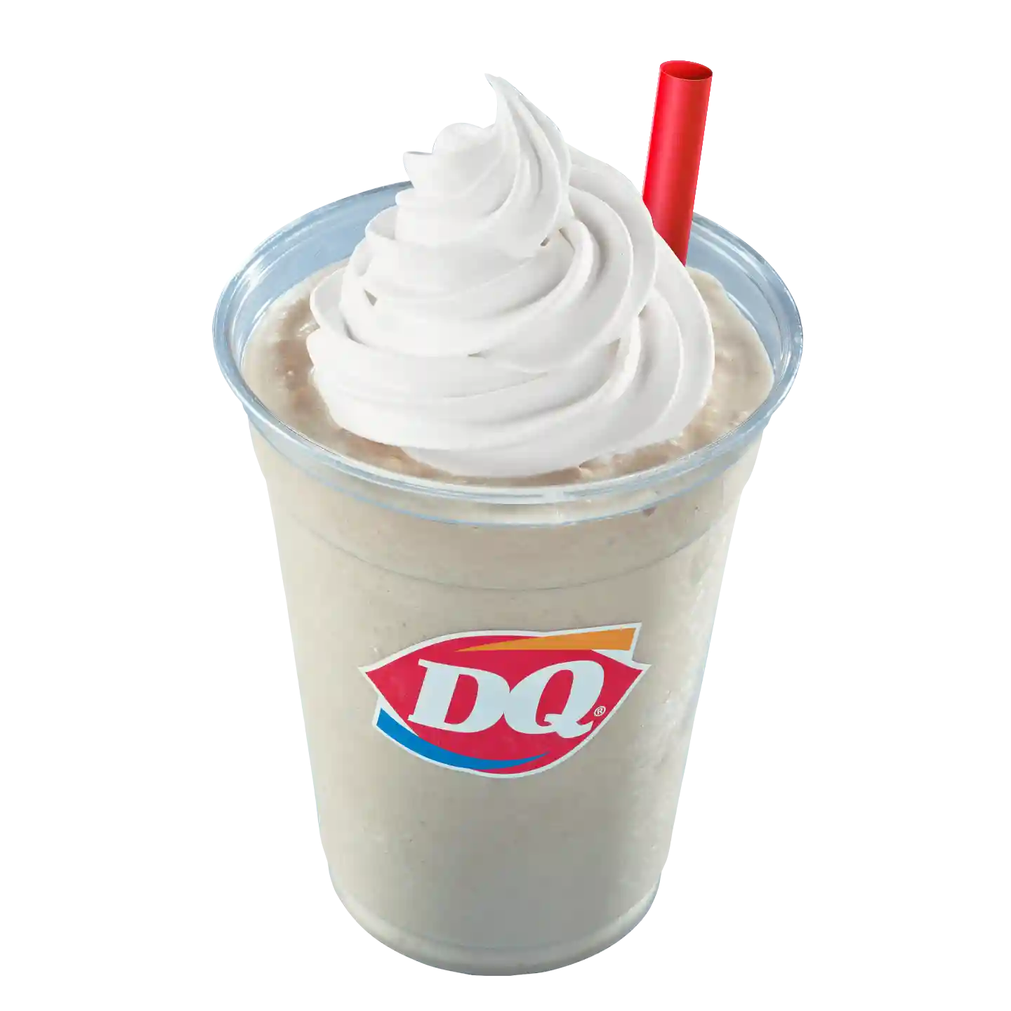 Café Frappé Regular con crema batida en vaso del la marca DQ.