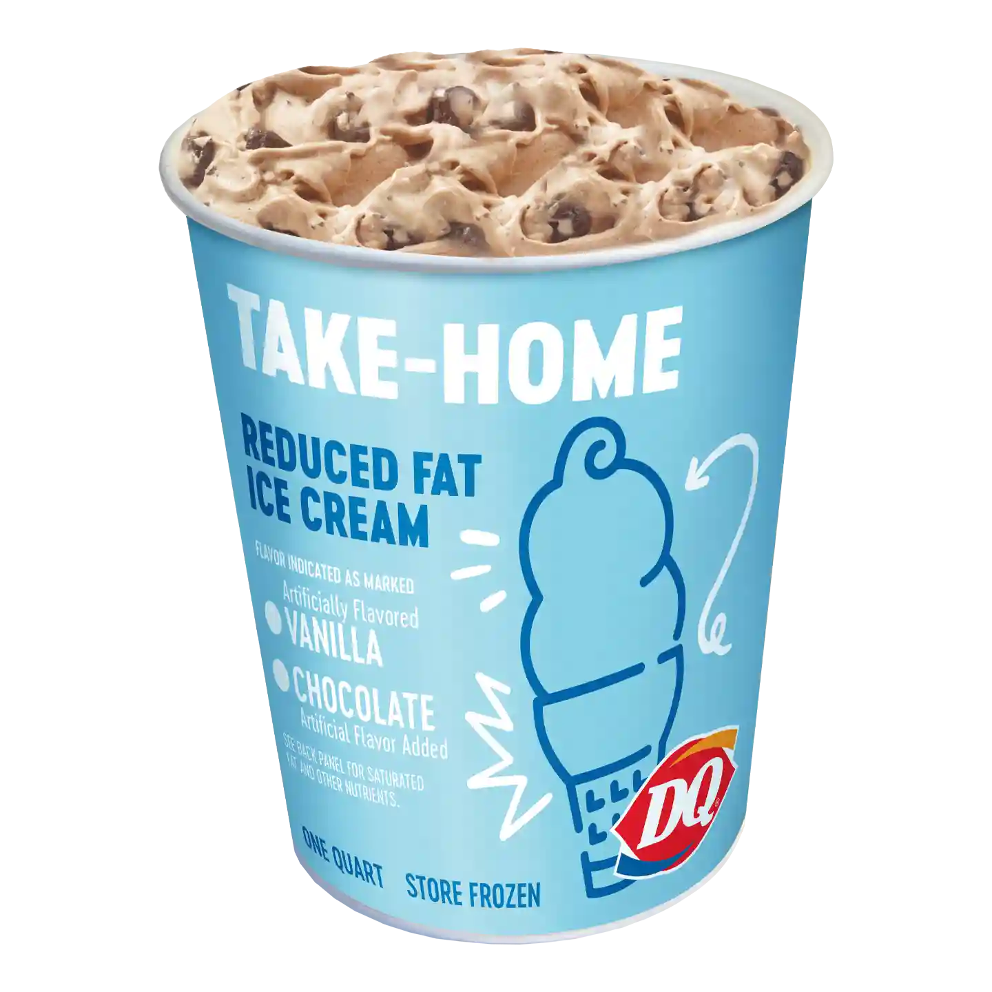 BLIZZARD Treat Familiar Choco Xtreme en envase para llevar.