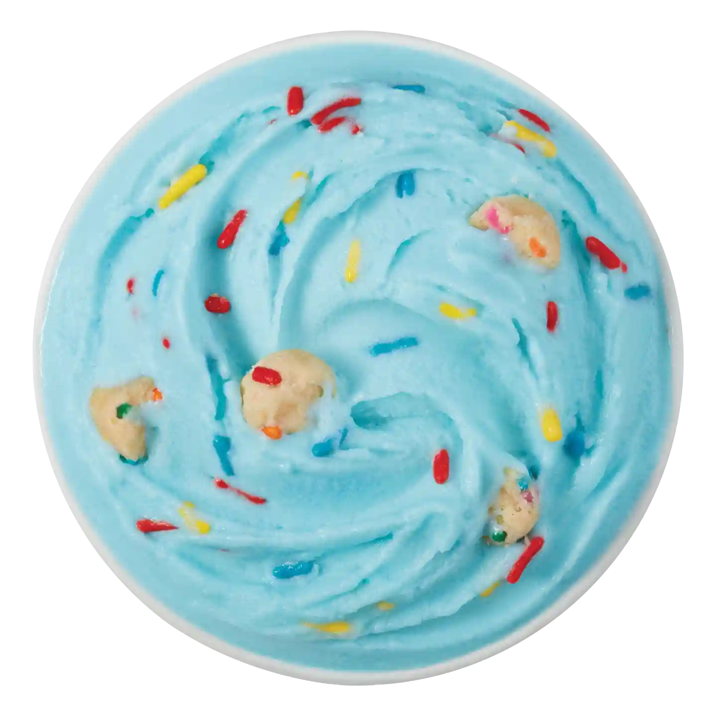 Superman Cake Batter Cookie Dough Blizzard Treat