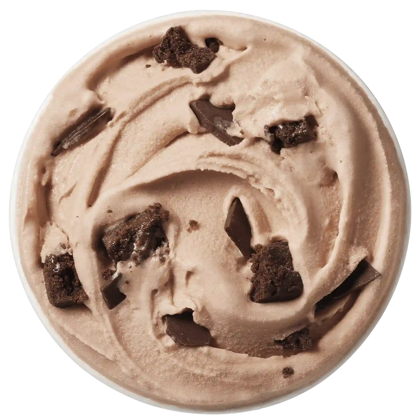 Choco Xtreme Blizzard de DQ con cuchara roja.