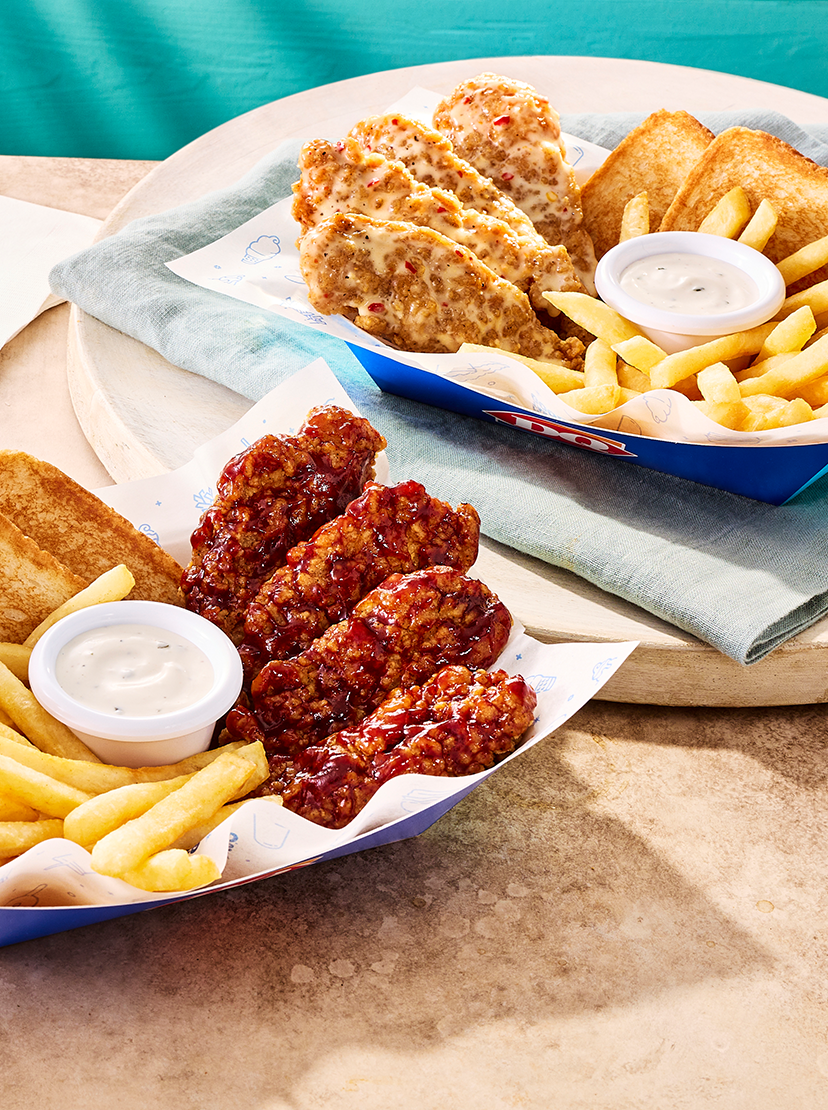 Parmesan Garlic Chicken Strip Basket