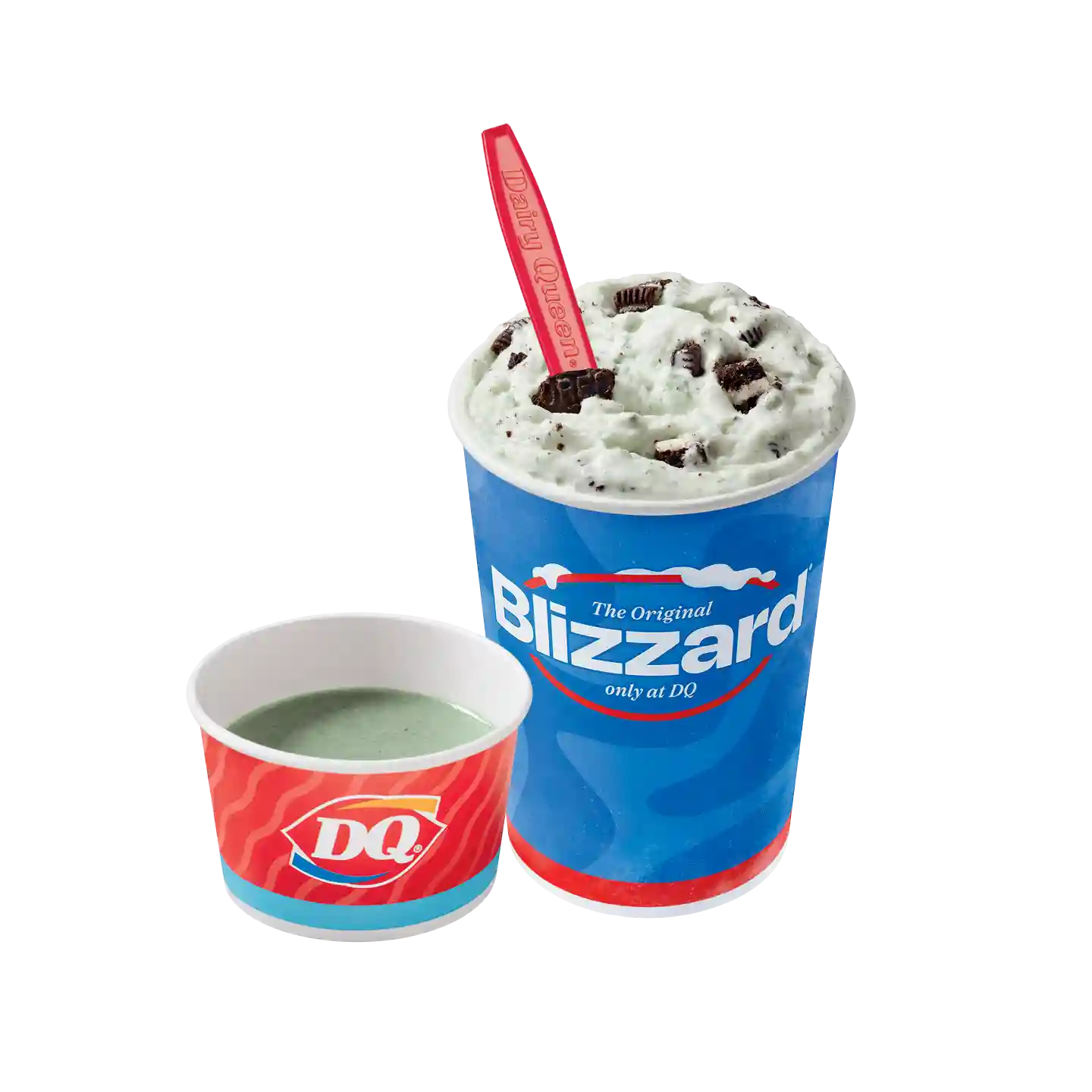 Mint Crunchin’ Cookie Blizzard Treat and Sidecar