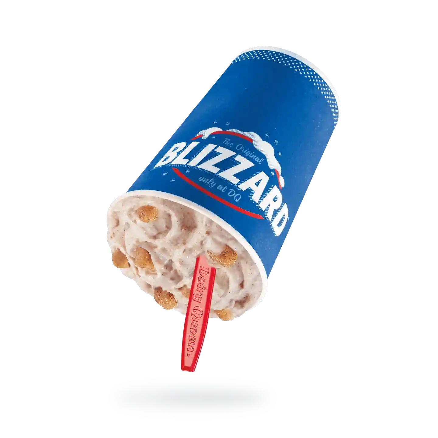 Snickerdoodle Blizzard treat with cookie dough pieces