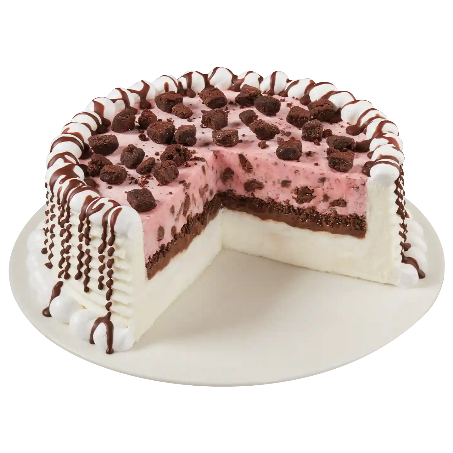 Pastel Helado de Cereza Negra de DQ.