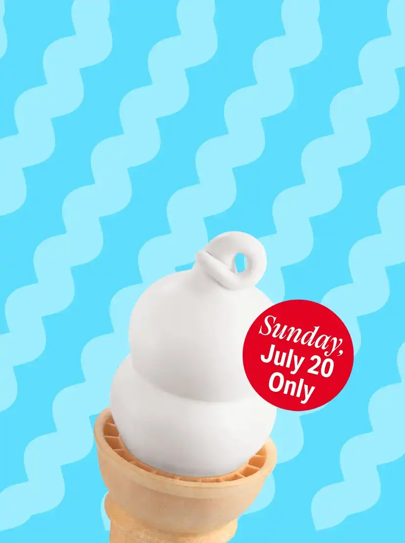 small vanilla cone