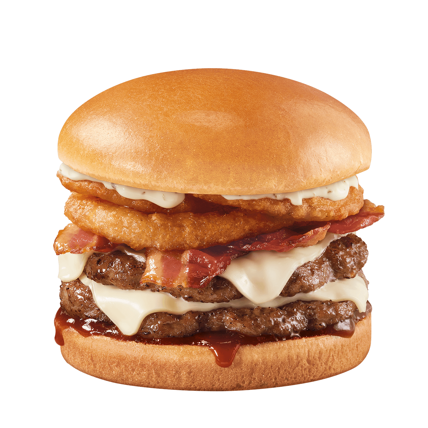 Stackburger Signature Hamburger au bacon avec BBQ et ranch