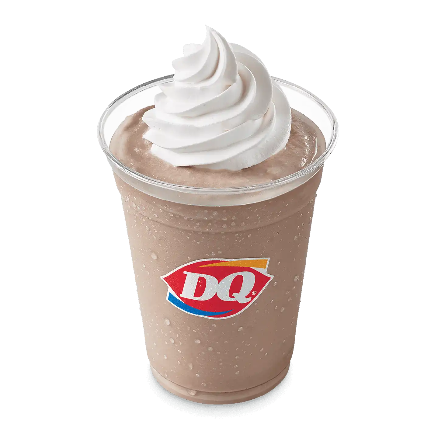 Hot fudge shake with whipped topping