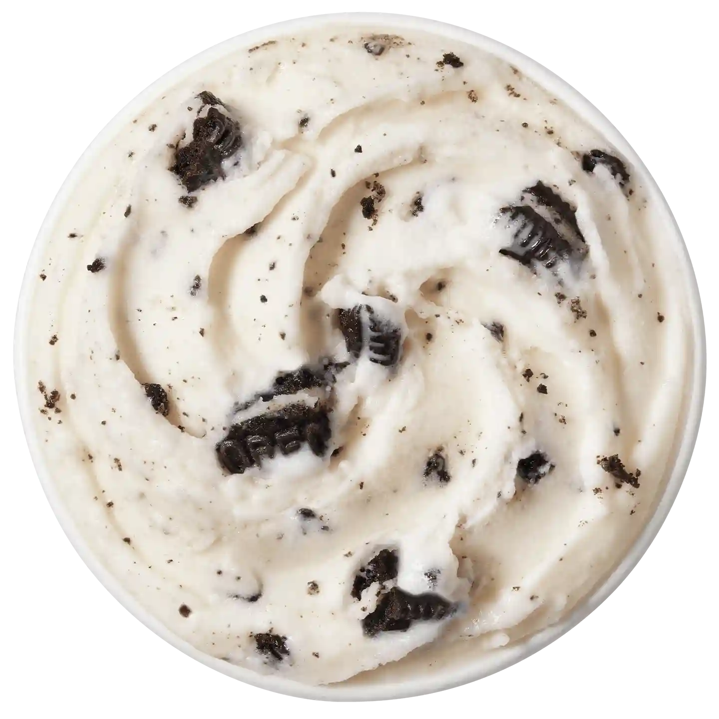 Oreo Blizzard con cuchara roja