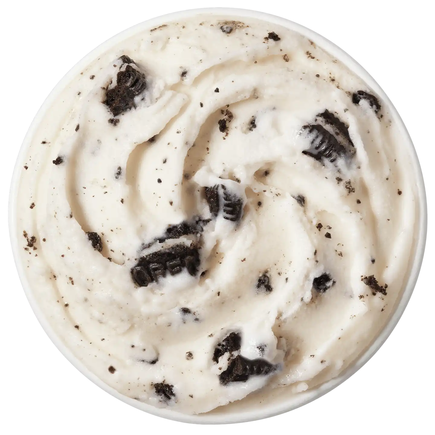 Oreo Blizzard con cuchara roja