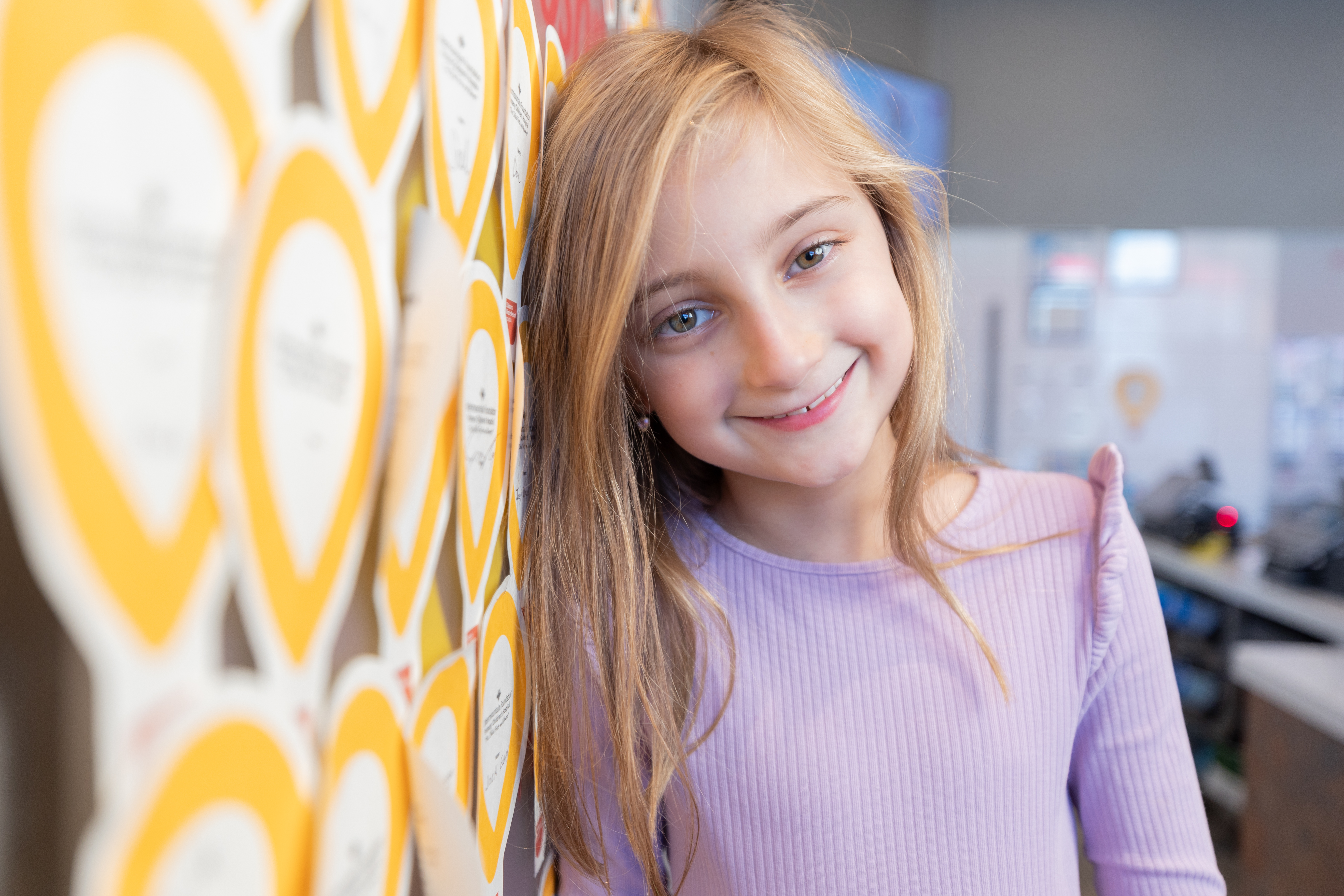 Young girl posing