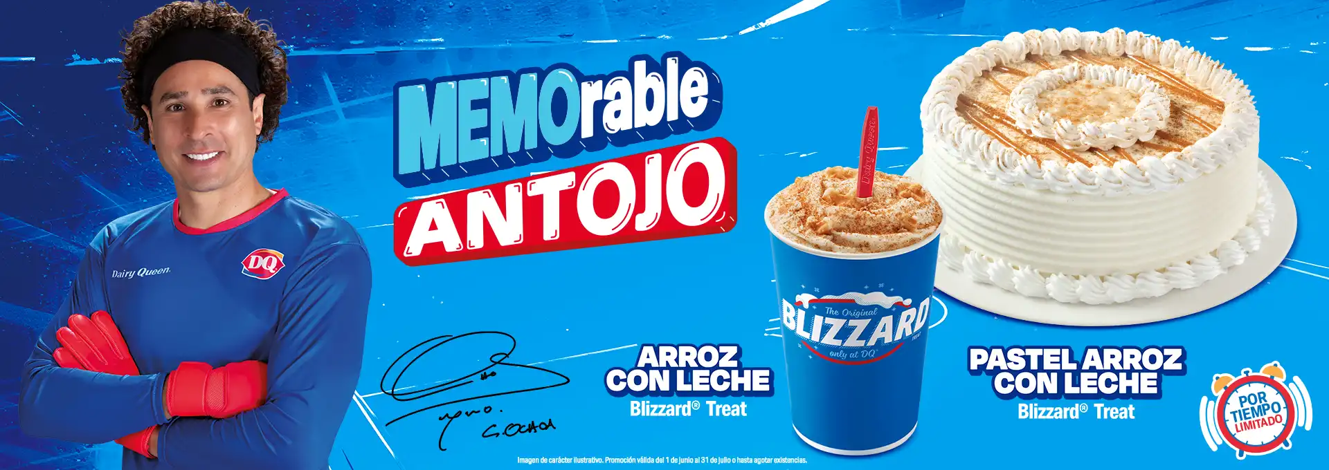 Memo Ochoa y Dairy Queen® se unen para una MEMOrable salvada