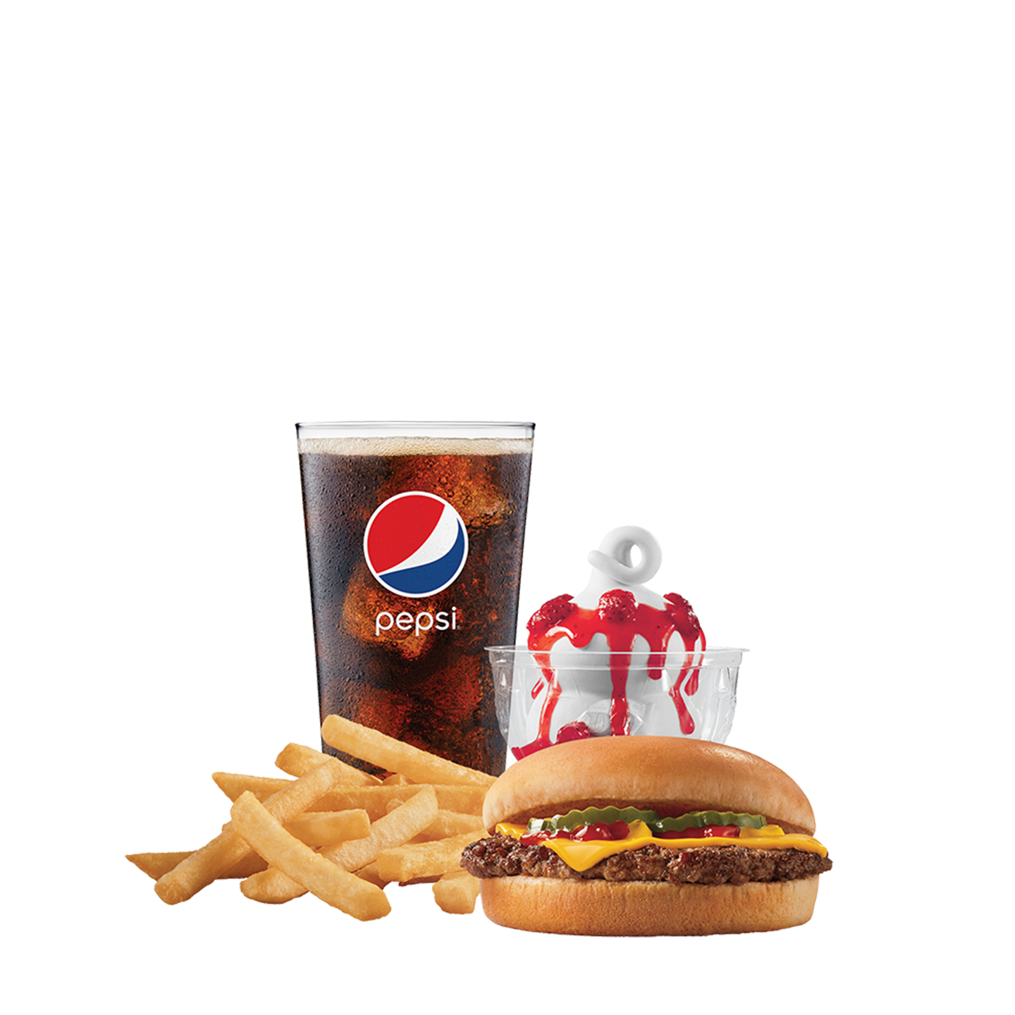 $7 Deluxe Cheeseburger Meal