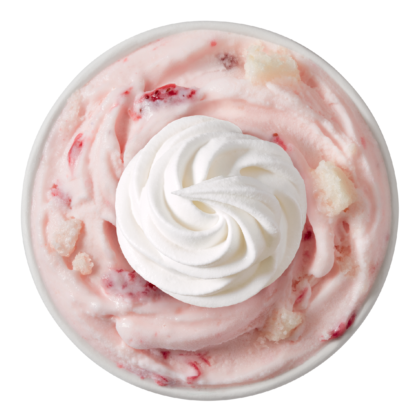 Strawberry Angel Food Cake