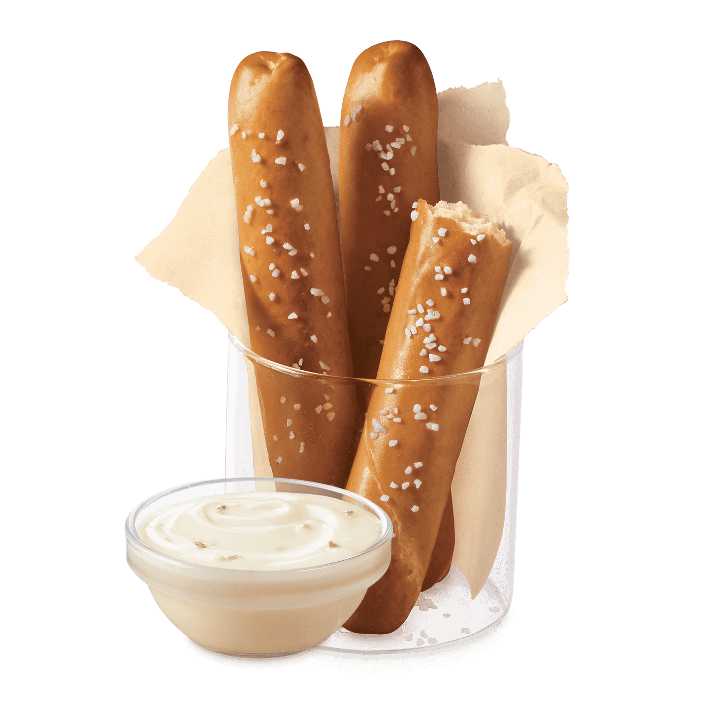 pretzel sticks with zesty queso
