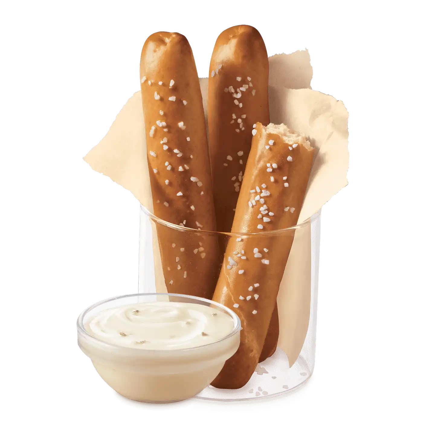 Soft Pretzel Sticks with Zesty Queso