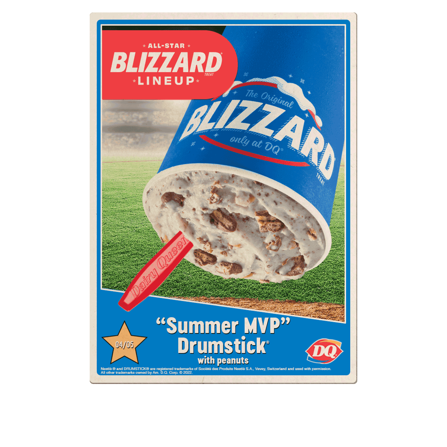 Nestle Drumstick with Peanuts Blizzard Treat