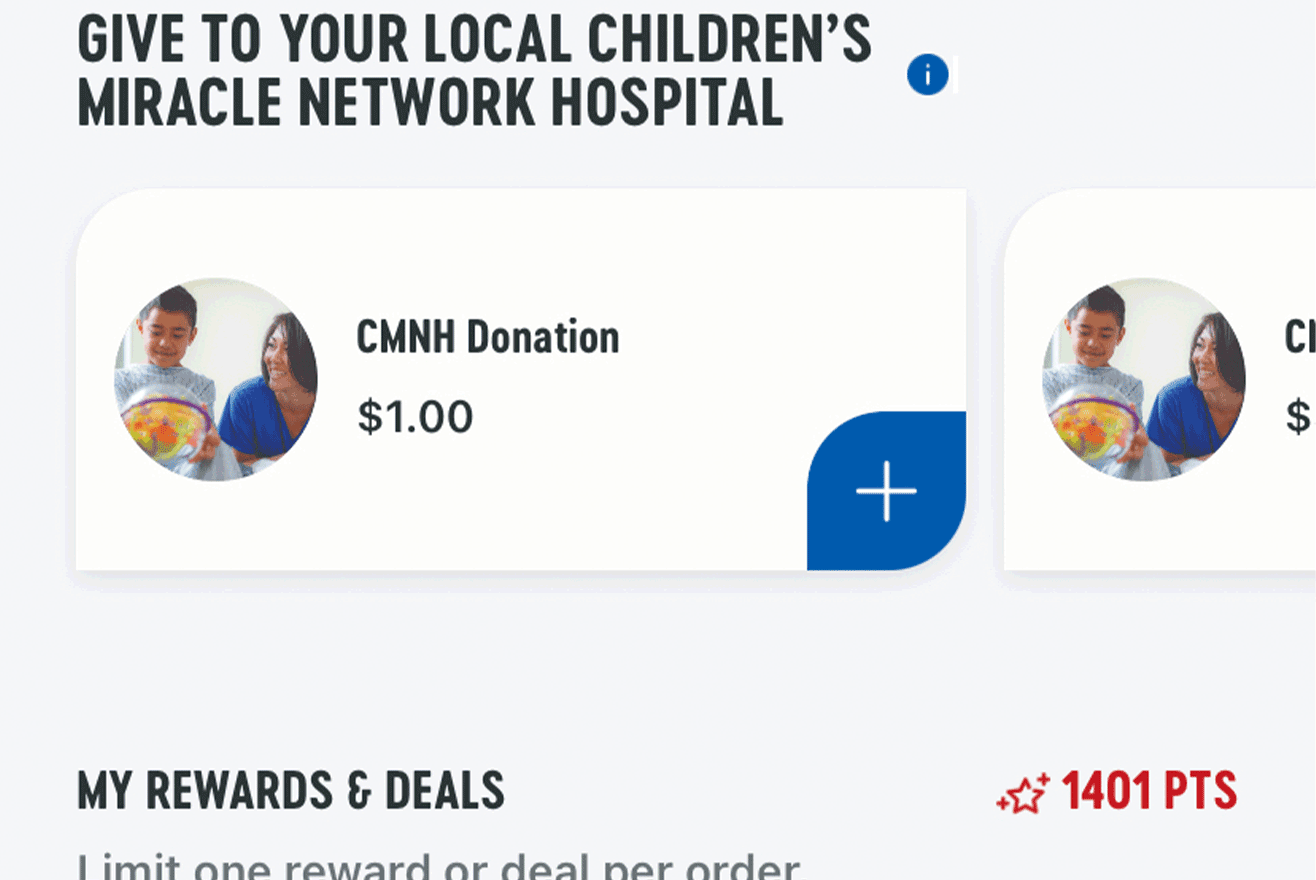 DQ App Giving Back