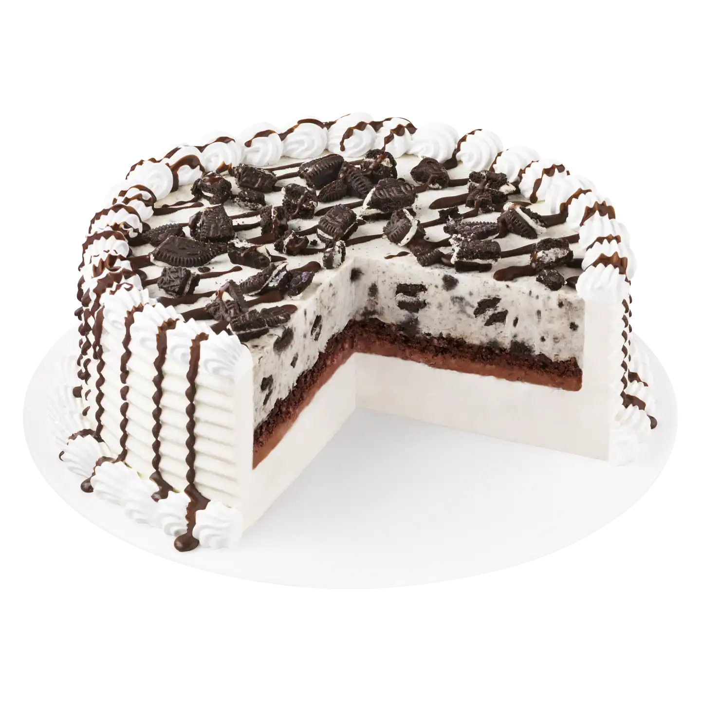 Pastel Helado de Oreo de DQ.